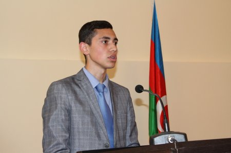ADAU-NUN AQROBİZNES VƏ İDARƏETMƏ  FAKÜLTƏSİNDƏ                 “İSLAM HƏMRƏYLİYİ ZAMANIN ÇAĞIRIŞIDIR” ADLI KONFRANS KEÇİRİLİB