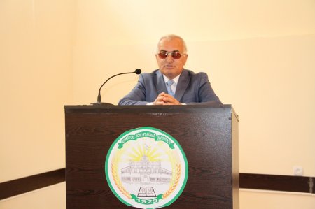 ADAU-NUN AQROBİZNES VƏ İDARƏETMƏ  FAKÜLTƏSİNDƏ                 “İSLAM HƏMRƏYLİYİ ZAMANIN ÇAĞIRIŞIDIR” ADLI KONFRANS KEÇİRİLİB