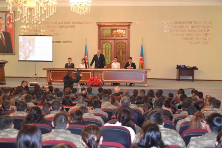 Füzulidə gənclərin hərbi vətənpərvərlik ruhunda tərbiyə olunması mövzusunda tədbir keçirilmişdir.