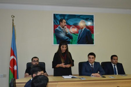 Nərimanov rayonunda “Gənclərin Sahibkarlıq Modeli” layihəsinin daha bir təlimi keçirilib.