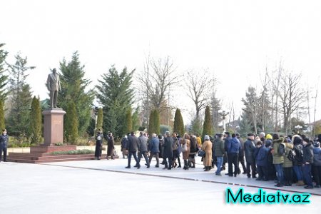 Şamaxıda Ümummilli lider Heydər Əliyevin anım günü qeyd olunub  